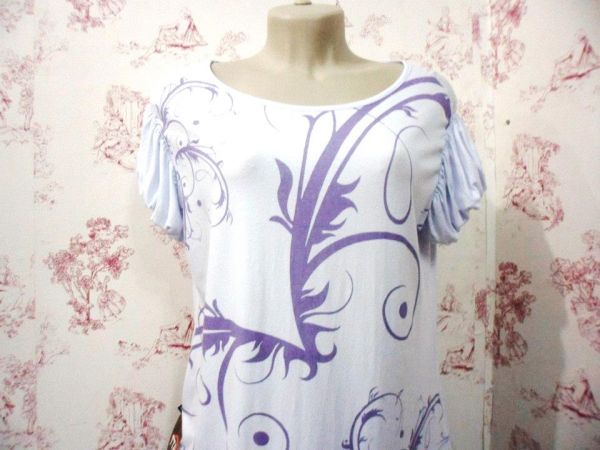 Blusa Branca Estampada